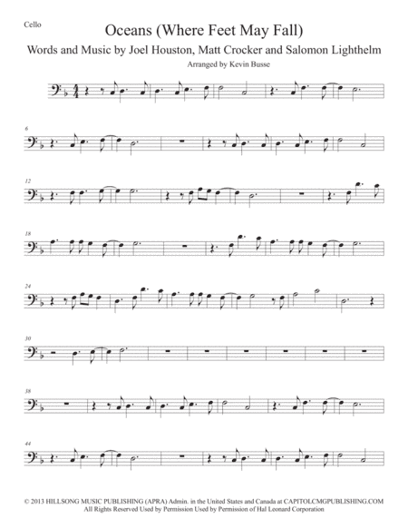 Oceans (Where Feet May Fail) (arr. Kevin Busse)