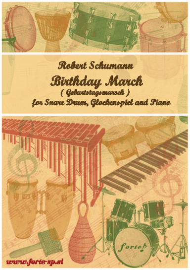 Birthday March for Percussion and Piano, Schumann (arr. Alojz Pirnat)