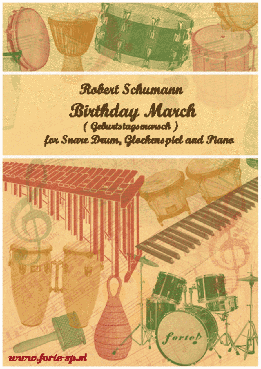 Birthday March for Percussion and Piano, Schumann (arr. Alojz Pirnat)