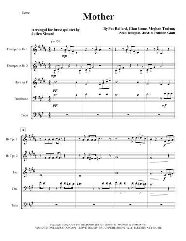 Mother (arr. Julien Simard)