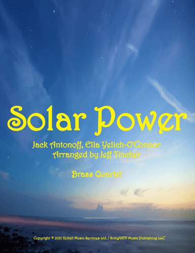Solar Power (arr. Jeff Tincher)