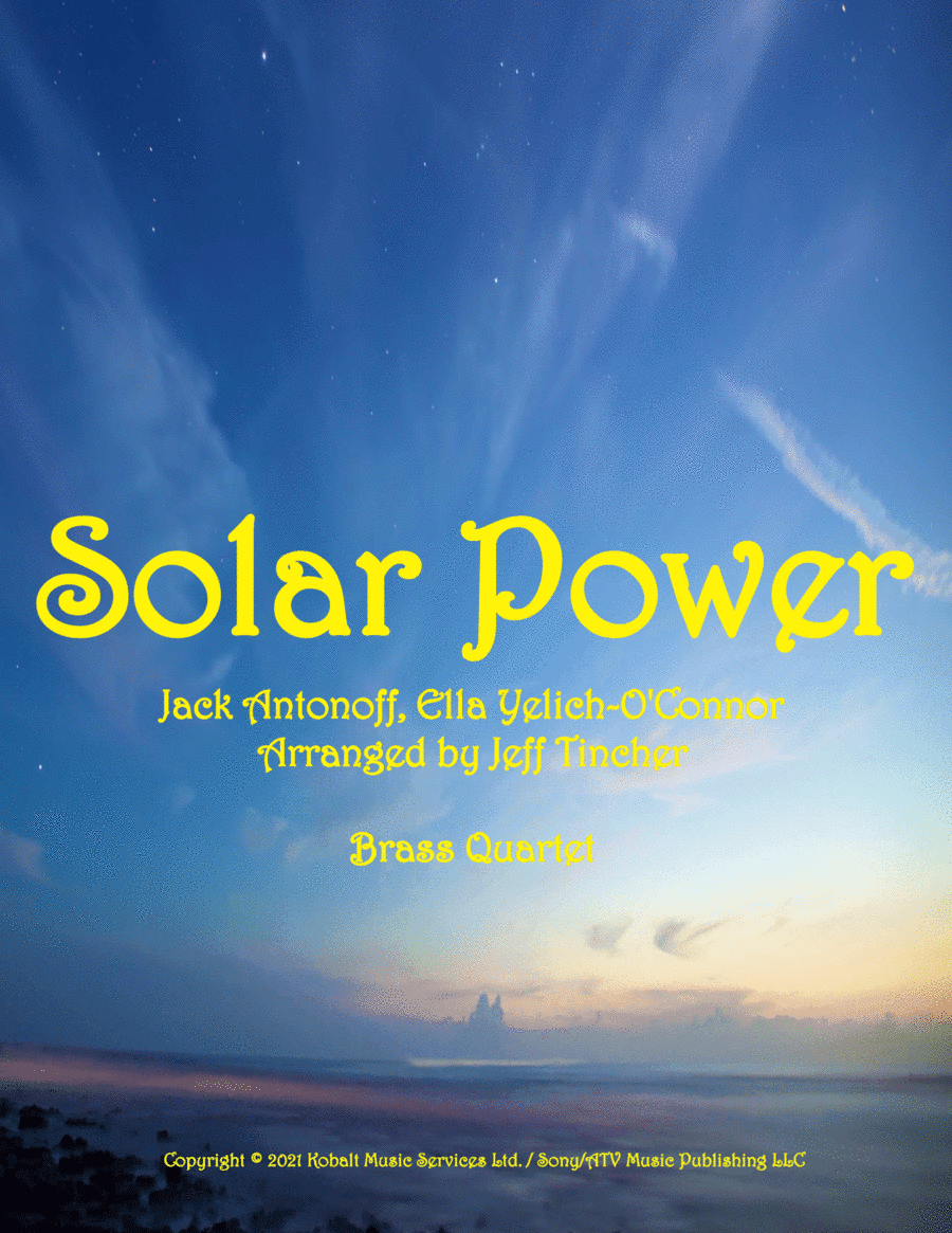 Solar Power (arr. Jeff Tincher)