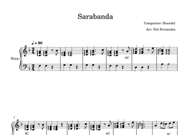 Sarabanda (arr. Yoli Fernández)