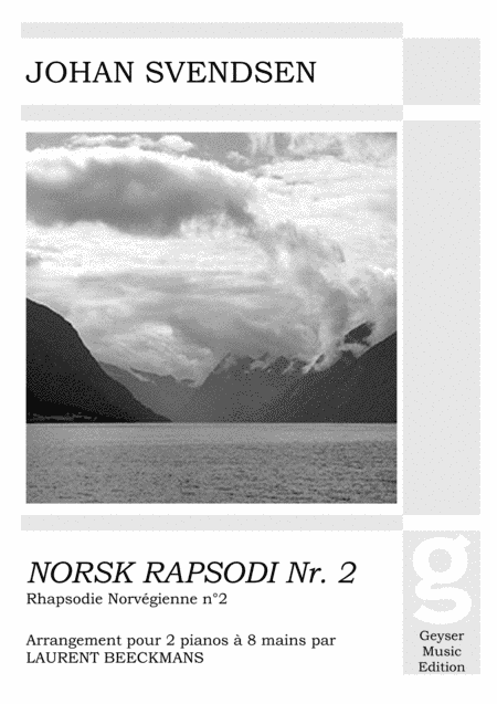 Svendsen - Norwegian Rhapsody No.2 - 2 pianos 8 hands (arr. Laurent Beeckmans)