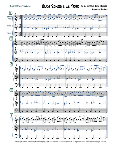 Blue Rondo A La Turk (arr. Rob Ames)