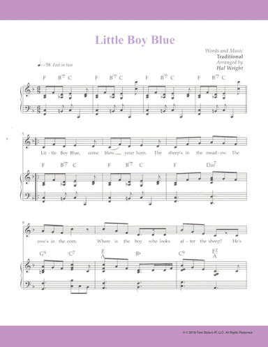 Little Boy Blue (arr. Hal Wright)