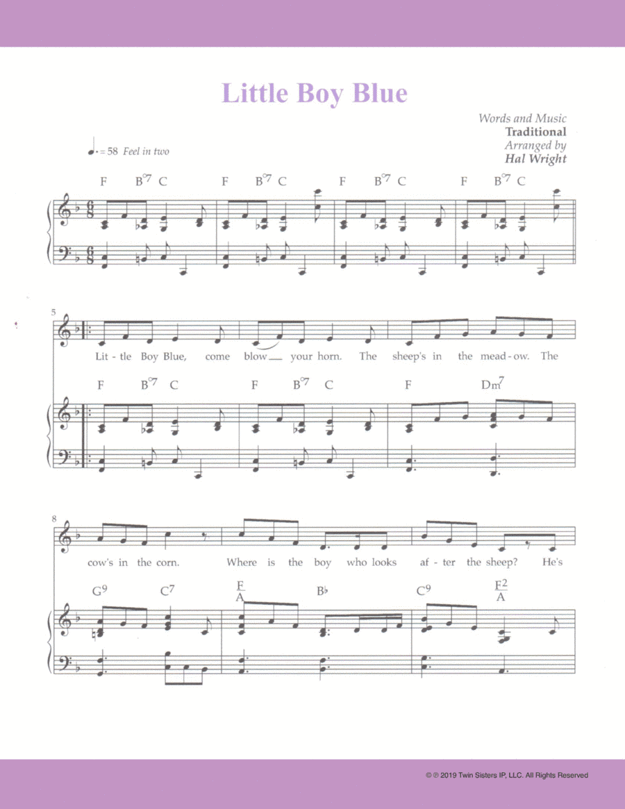 Little Boy Blue (arr. Hal Wright)