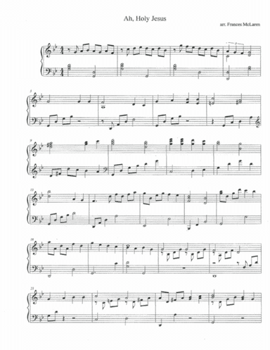 Ah, Holy Jesus (arr. Frances O. McLaren)
