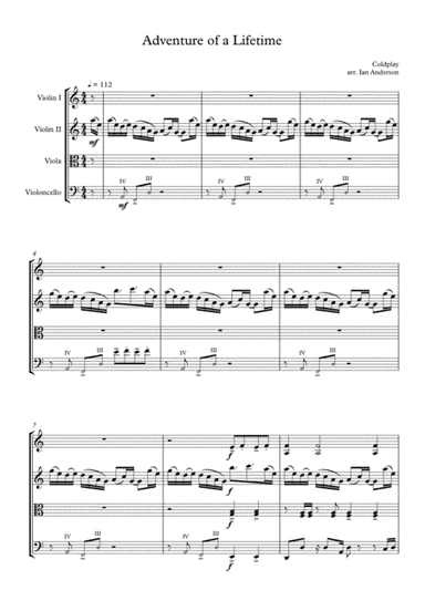 Adventure Of A Lifetime (arr. Ian Anderson)