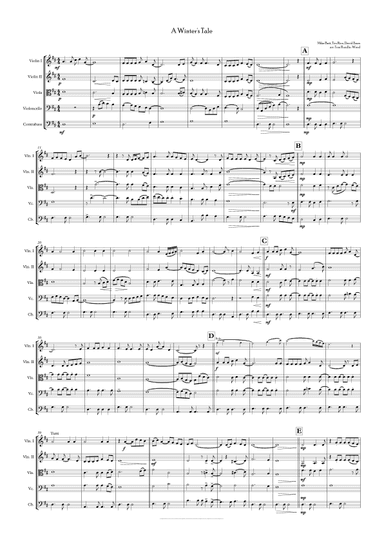 A Winter's Tale (arr. Tom Rundle-Wood)