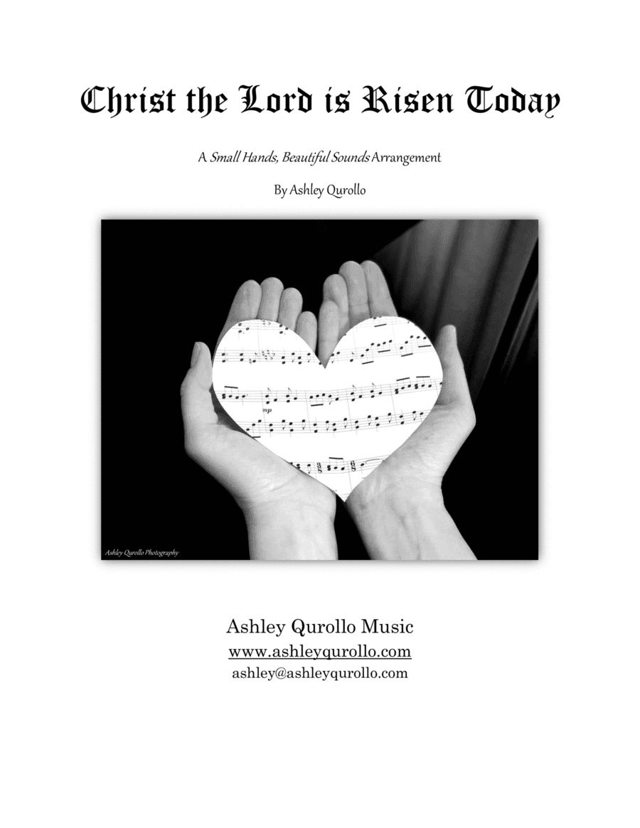 Christ the Lord is Risen Today -- intermediate piano solo (arr. Ashley Qurollo)