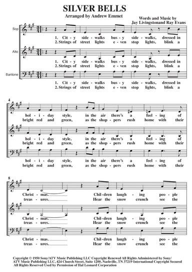 Silver Bells (arr. Andrew Emmet)
