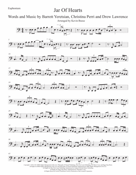 Jar Of Hearts (arr. Kevin Busse)