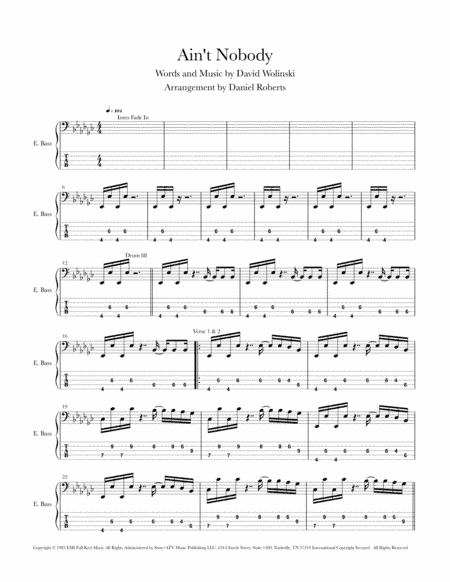 Ain't Nobody (arr. Daniel Roberts)