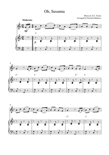 Oh, Susanna (arr. Kaiserin Rebecca)