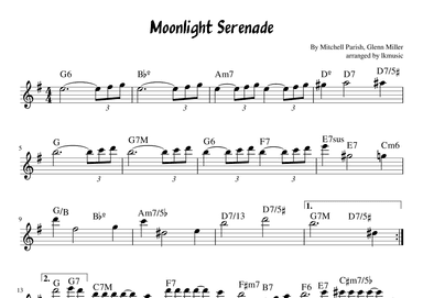 Moonlight Serenade (arr. Lkmusic)