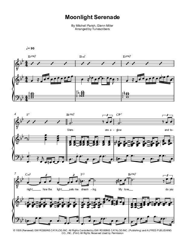 Moonlight Serenade (arr. Tunescribers)