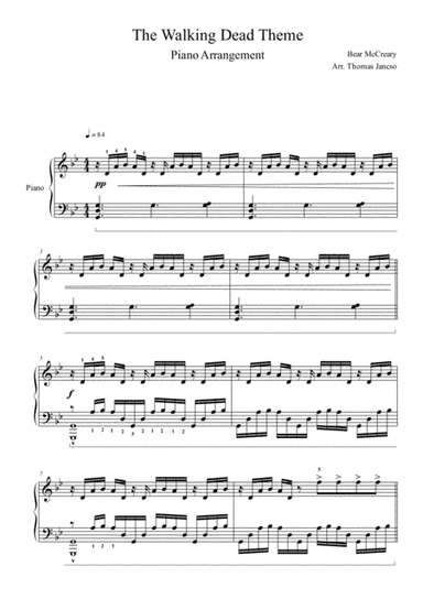 The Walking Dead - Main Title (arr. Thomas Jancso)