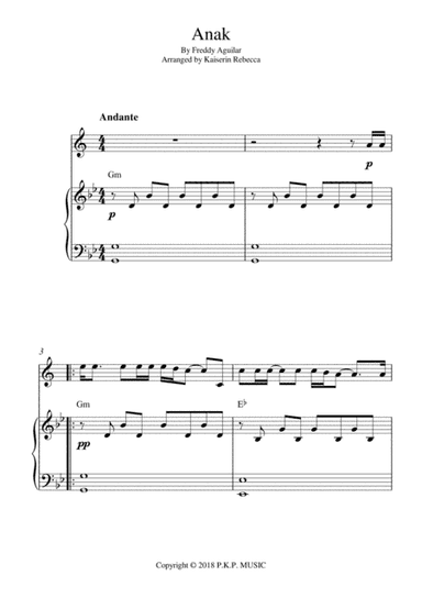 Anak (arr. Kaiserin Rebecca)