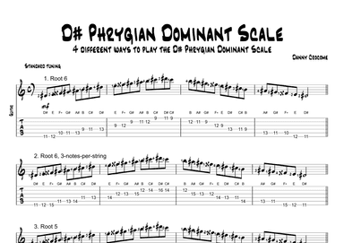 D# Phrygian Dominant Scale (4 Ways to Play)