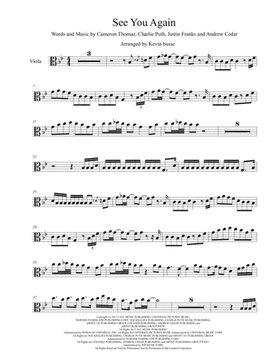 See You Again from FURIOUS 7 (arr. Kevin Busse)