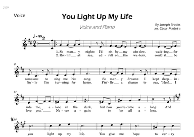 You Light Up My Life (arr. César Madeira)