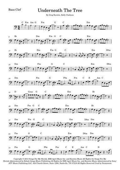 Underneath The Tree (arr. Fabio Eduardo de Oliveira)