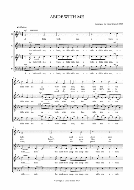 Abide with me (arr. César Zumel)