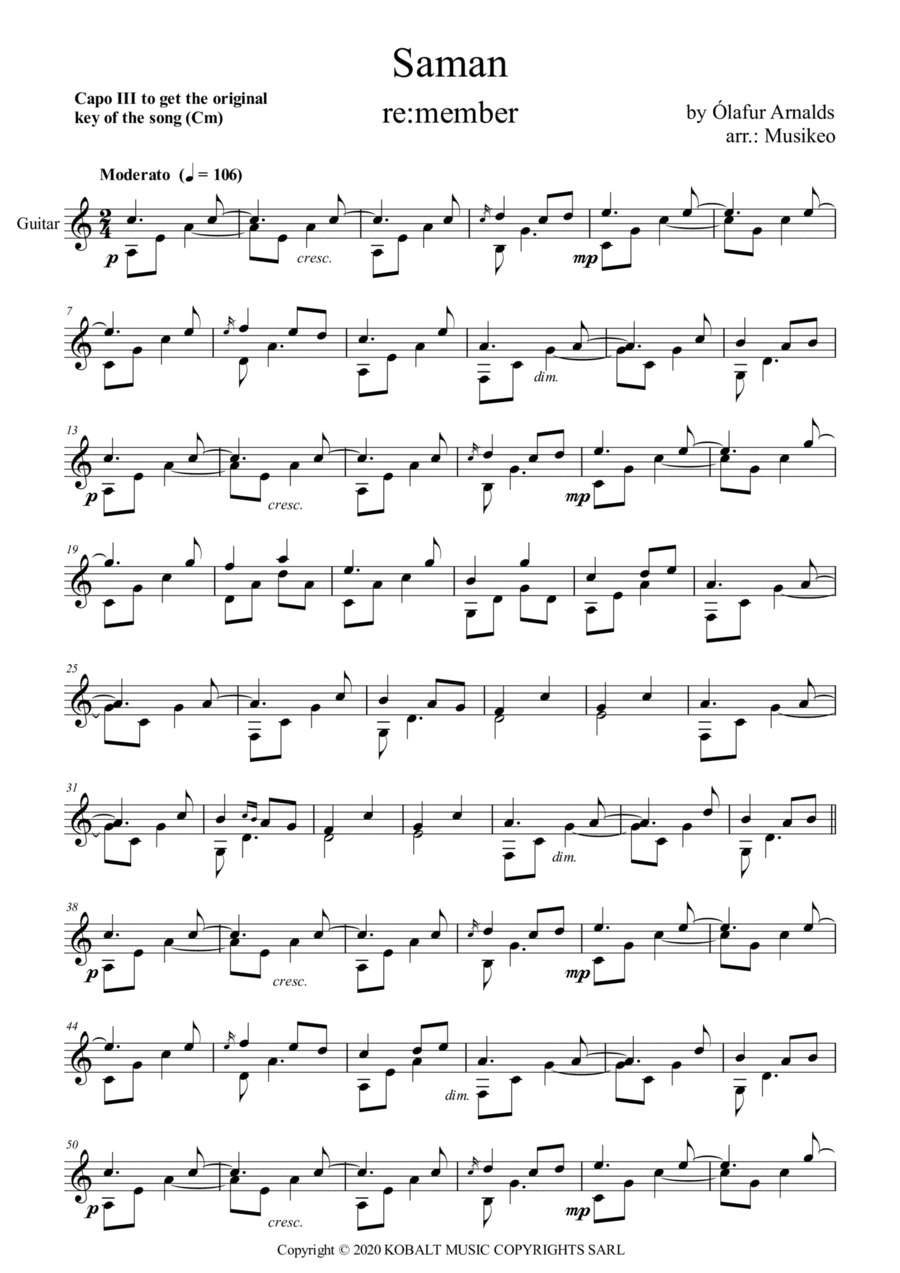 Saman (arr. Musikeo)