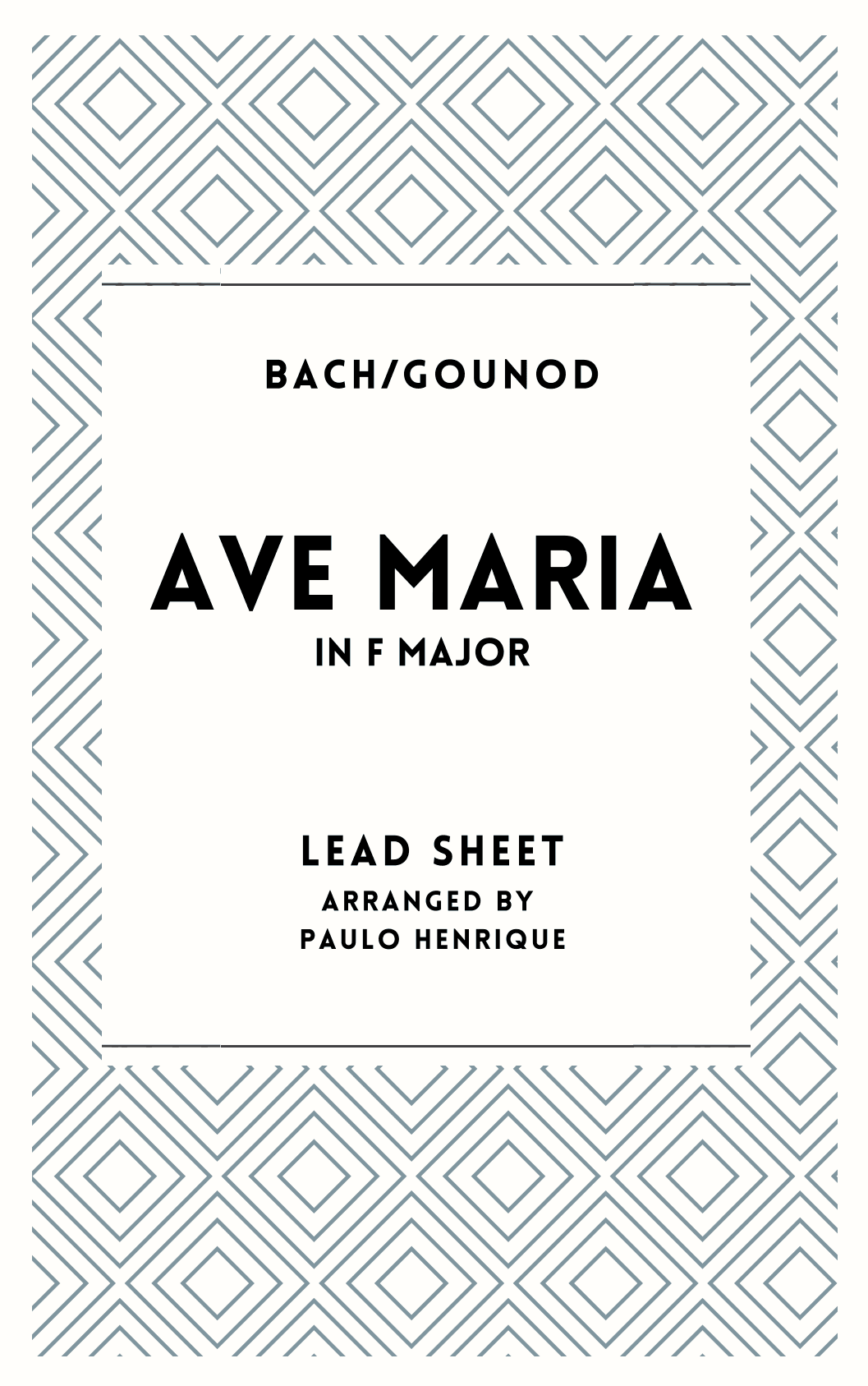 Ave Maria in F Major (arr. Paulo Henrique)