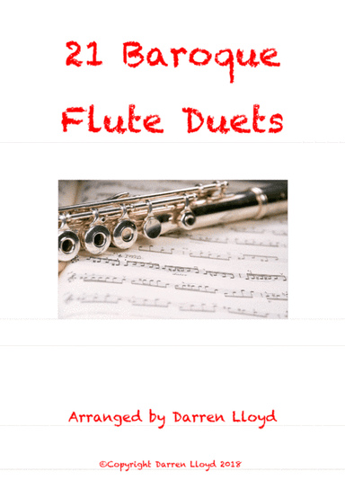 21 Baroque dues for 2 Flutes (arr. Pott Shrigley Press)