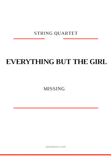 Missing (arr. Alex Talanov)