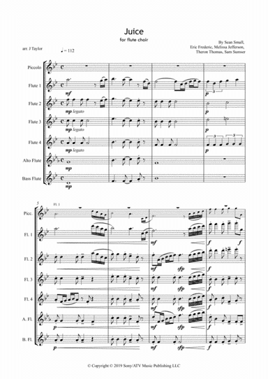 Juice (arr. Joanna Taylor)