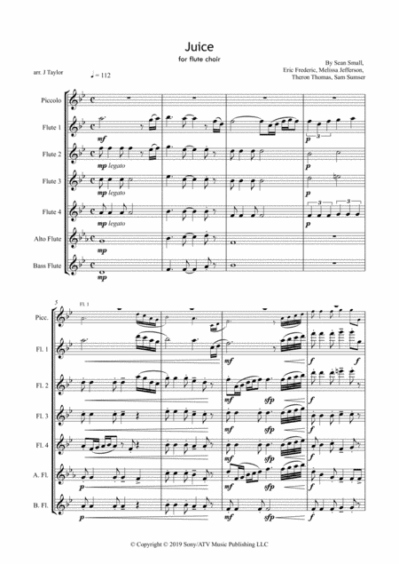 Juice (arr. Joanna Taylor)