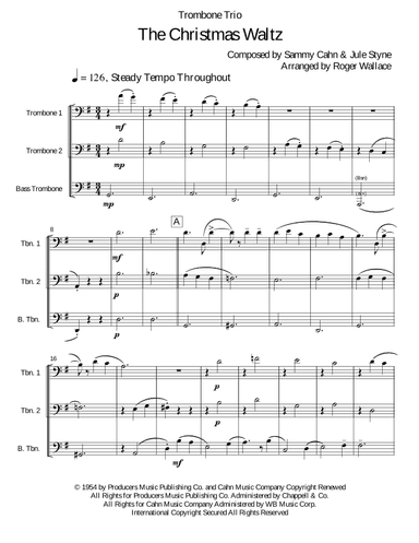 The Christmas Waltz (arr. Roger Wallace)