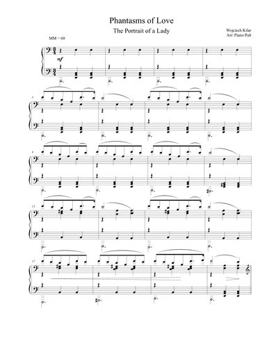 Phantasms Of Love (arr. Piano Palt)