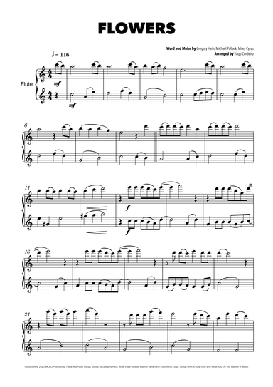 Flowers (arr. Tiago Cordeiro)