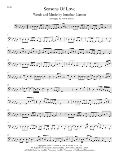 Seasons Of Love (arr. Kevin Busse)