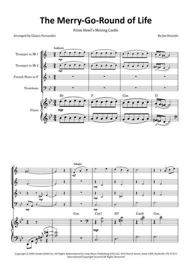 Merry-go-round Of Life (arr. Glauco Fernandes)