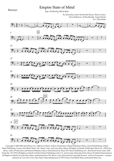 Empire State Of Mind (arr. Fabio Britto)