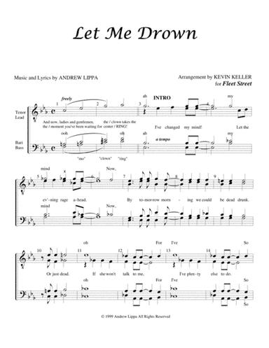 Let Me Drown (arr. Kevin Keller)