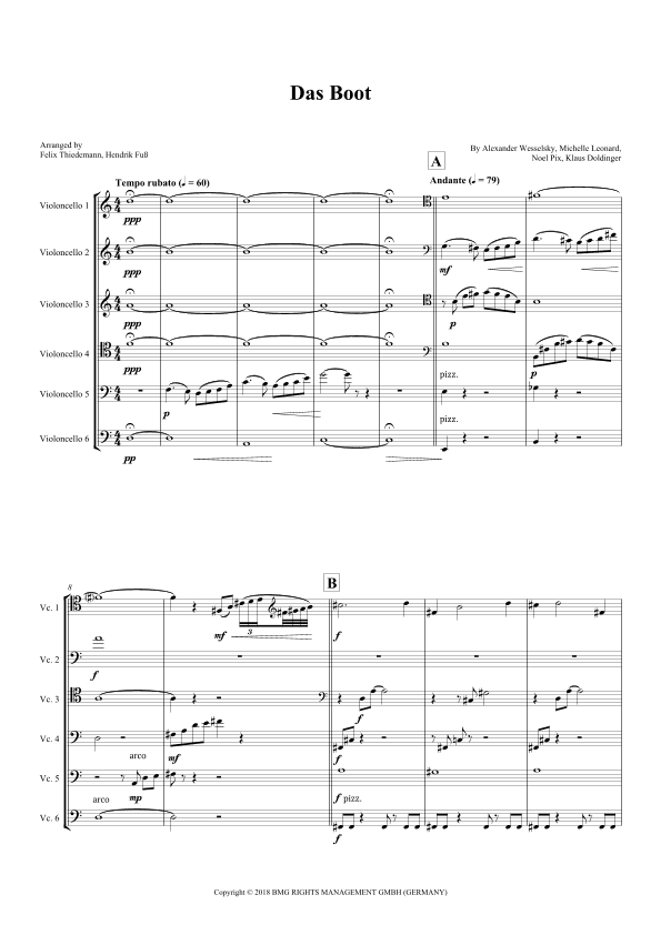 Alle In Einem Boot (arr. Hendrik Fuß)