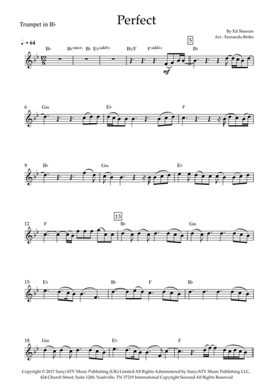 Perfect (arr. Fernando Britto)