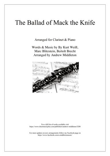 Mack The Knife (arr. Andrew Middleton)