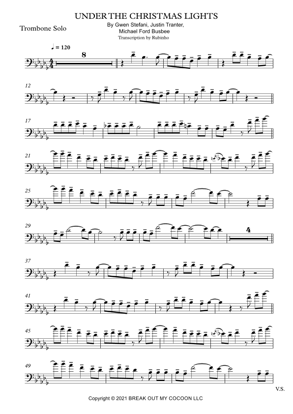 Under The Christmas Lights (arr. Rubinho)