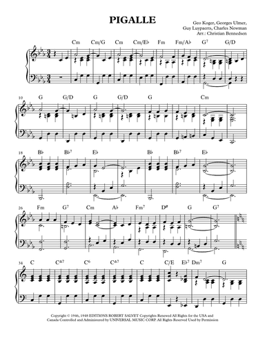 Pigalle (arr. Christian Bennedsen)
