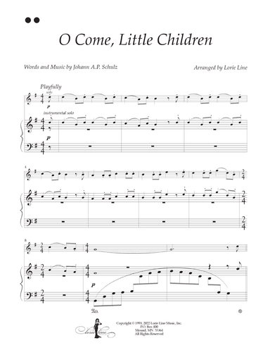 O Come Little Children (arr. Lorie Line)