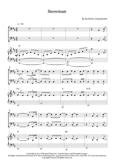 Snowman (arr. Fernanda Moura)