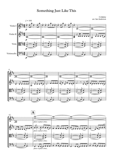 Something Just Like This (arr. Ian Anderson)