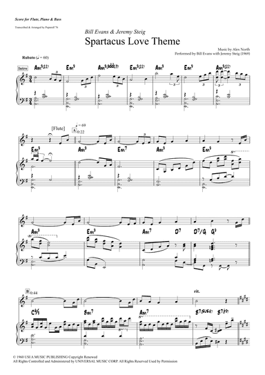 Spartacus - Love Theme (arr. Popnroll 1976)